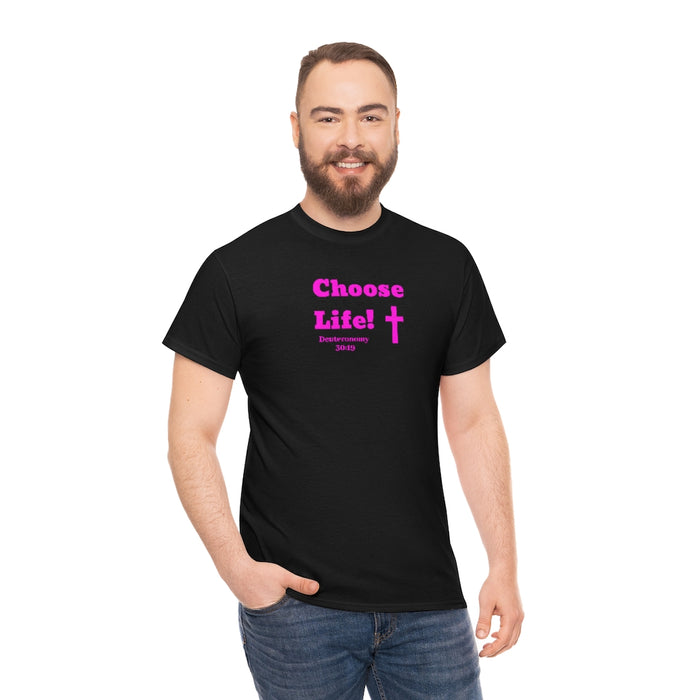 Choose Life 2.0 Women Unisex Heavy Cotton Tee