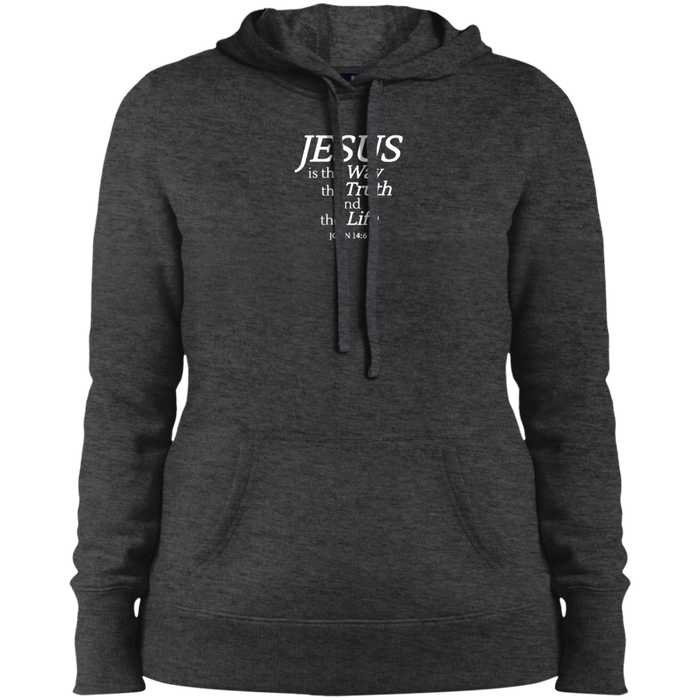 Jesus is the Way Ladies Pullover Hooded Sweatshirt