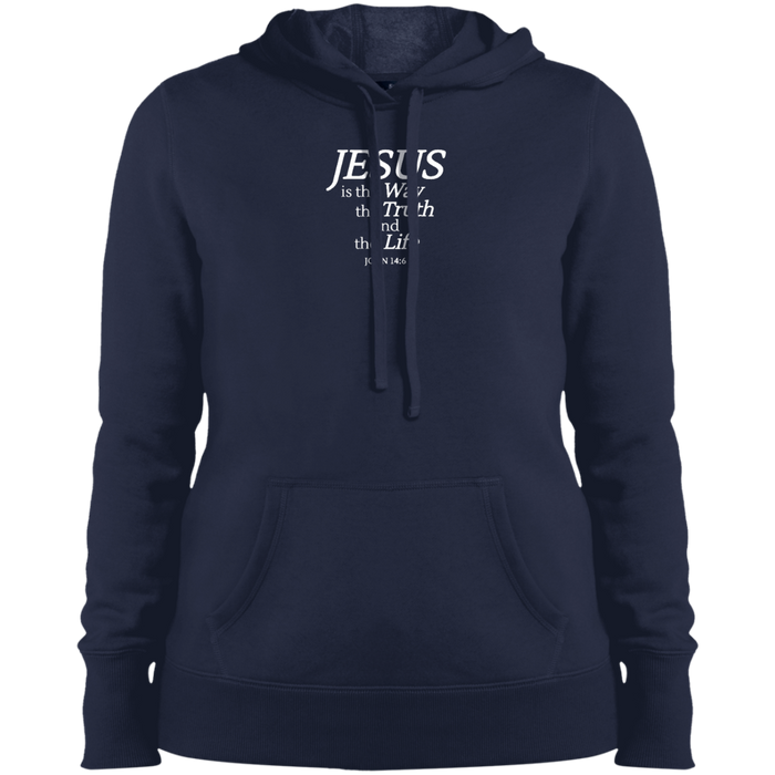 Jesus is the Way Ladies Pullover Hooded Sweatshirt