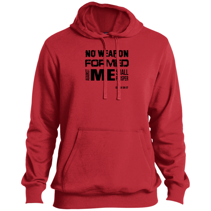 No Weapon Formed Against Me Shall Prosper Men’s Tall Pullover Hoodie