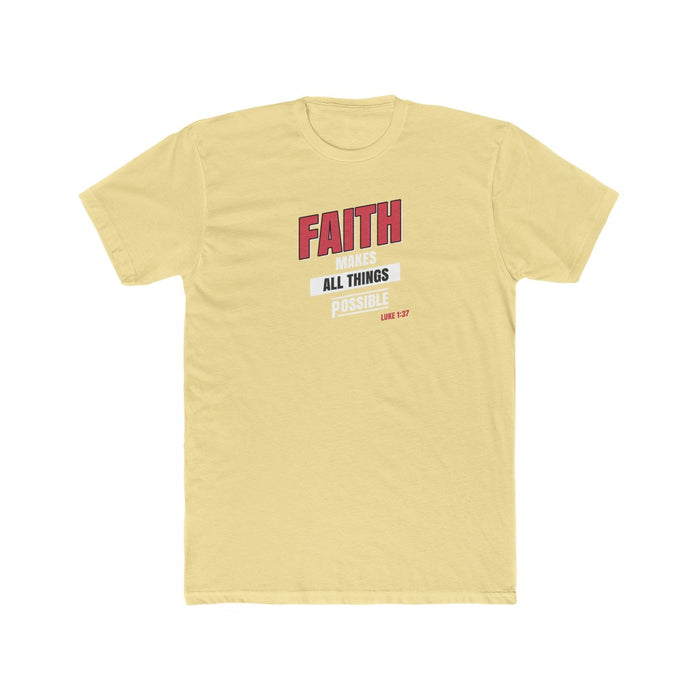 Faith Men's Cotton Crew Tee