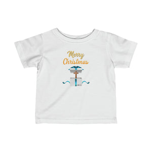 Merry Christmas Infant Fine Jersey Tee