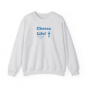 Choose Life 2.0 Men Unisex Heavy Blend™ Crewneck Sweatshirt