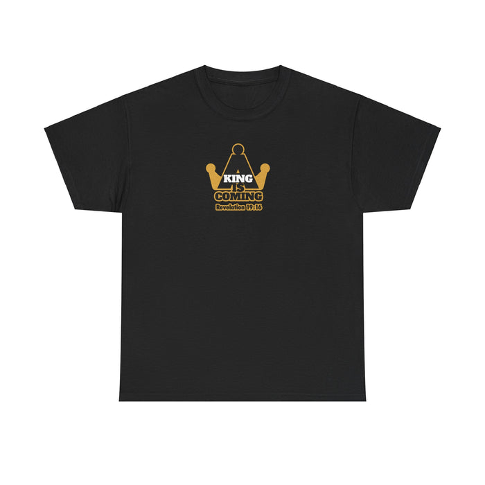A King is Coming Men’s Unisex Heavy Cotton Tee