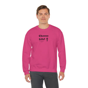Choose Life 2.0 Men Unisex Heavy Blend™ Crewneck Sweatshirt