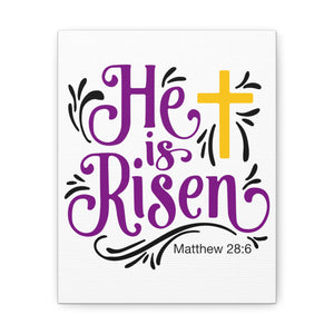 He is Risen Canvas Gallery Wraps