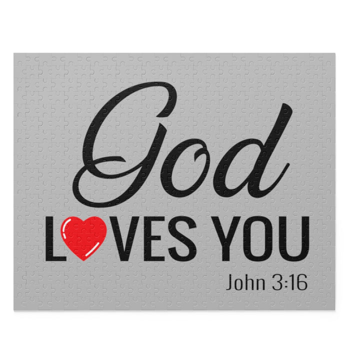 God Loves You Puzzle (120, 252, 500-Piece)
