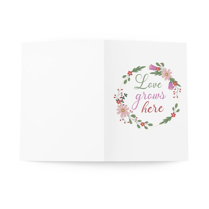 Love Grows Here Greeting Cards (8 pcs)
