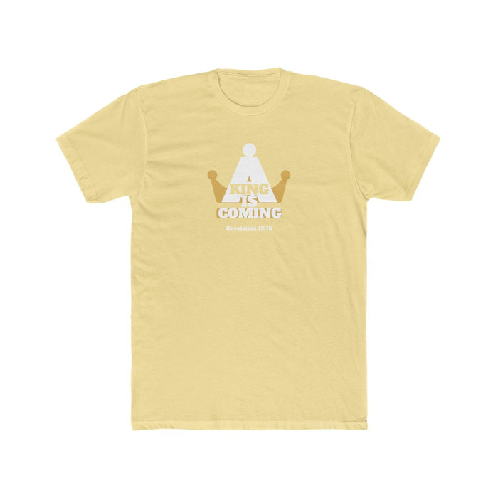 A King is Coming Men's Cotton Crew Tee