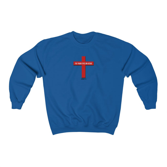 Fix Your Eyes on Jesus Women Unisex Heavy Blend™ Crewneck Sweatshirt
