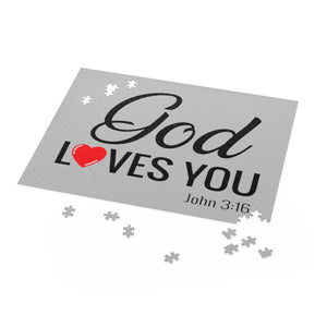 God Loves You Puzzle (120, 252, 500-Piece)
