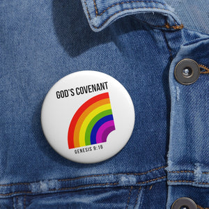 God's Covenant Custom Pin Buttons