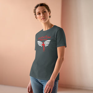 God Will Give His Angels Charge Over You Women's Premium Tee