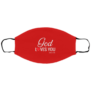 God Loves You Small/Medium Face Shield