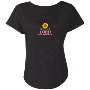 The Joy of the Lord is My Strength Women’s Triblend Dolman