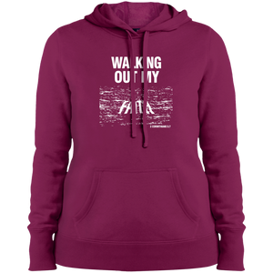 Walking Out My Faith Ladies Pullover Hooded Sweatshirt