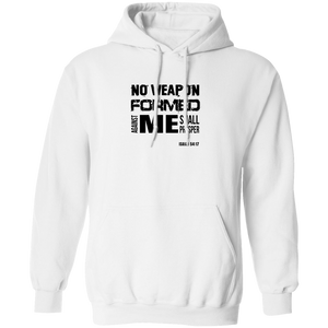 No Weapon Formed Against Me Men’s Pullover Hoodie