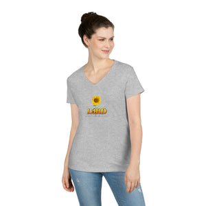 The Joy of the Lord is My Strength Ladies' V-Neck T-Shirt